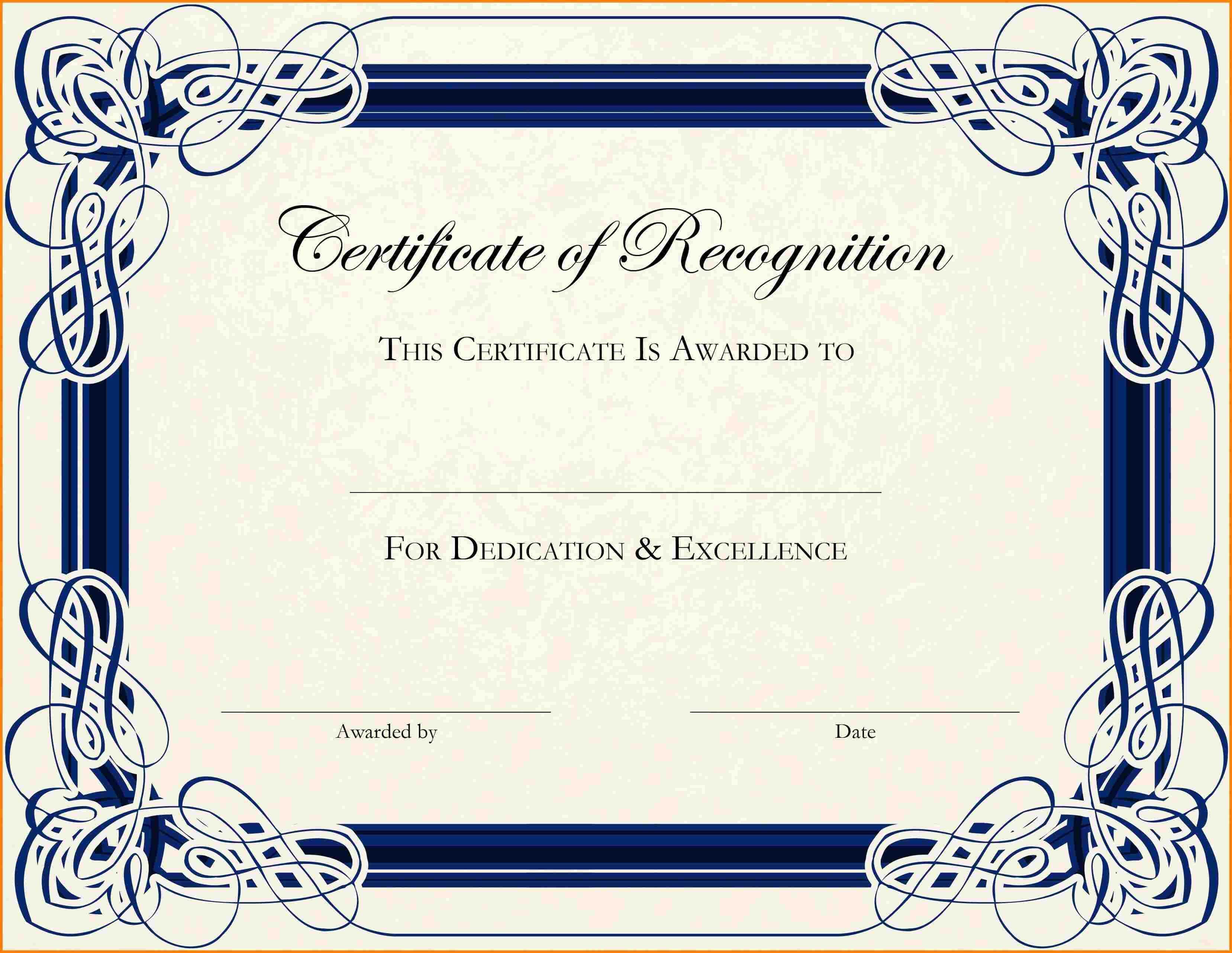 6+ Free Printable Certificate Border Templates | Sample Of regarding Free Printable Certificate Border Templates