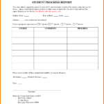 6+ Students Progress Report Template | Phoenix Officeaz For Educational Progress Report Template