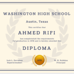 60+ Free High School Diploma Template – Printable Certificates!! Pertaining To School Certificate Templates Free