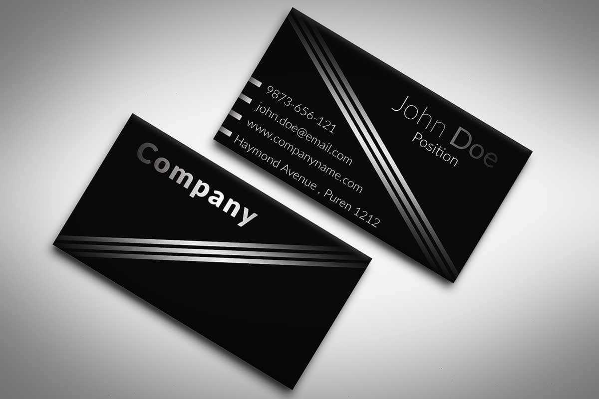 60+ Only The Best Free Business Cards 2015 | Free Psd Templates With Black And White Business Cards Templates Free