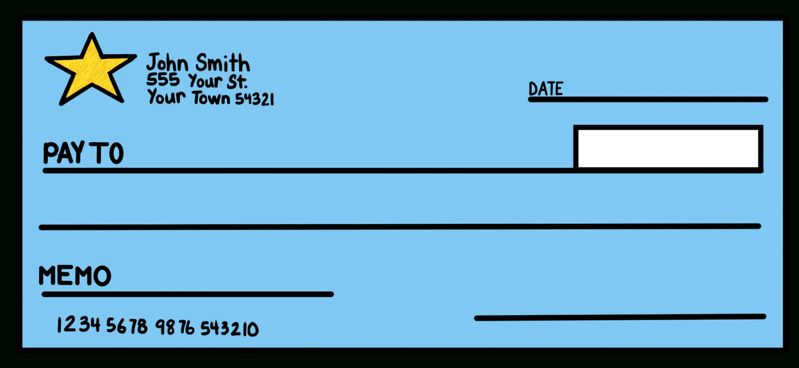 7+ Blank Check Templates – Word Excel Samples Within Blank Check Templates For Microsoft Word