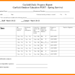 7+ Daily Progress Report Template For Students | Lobo Intended For Student Progress Report Template