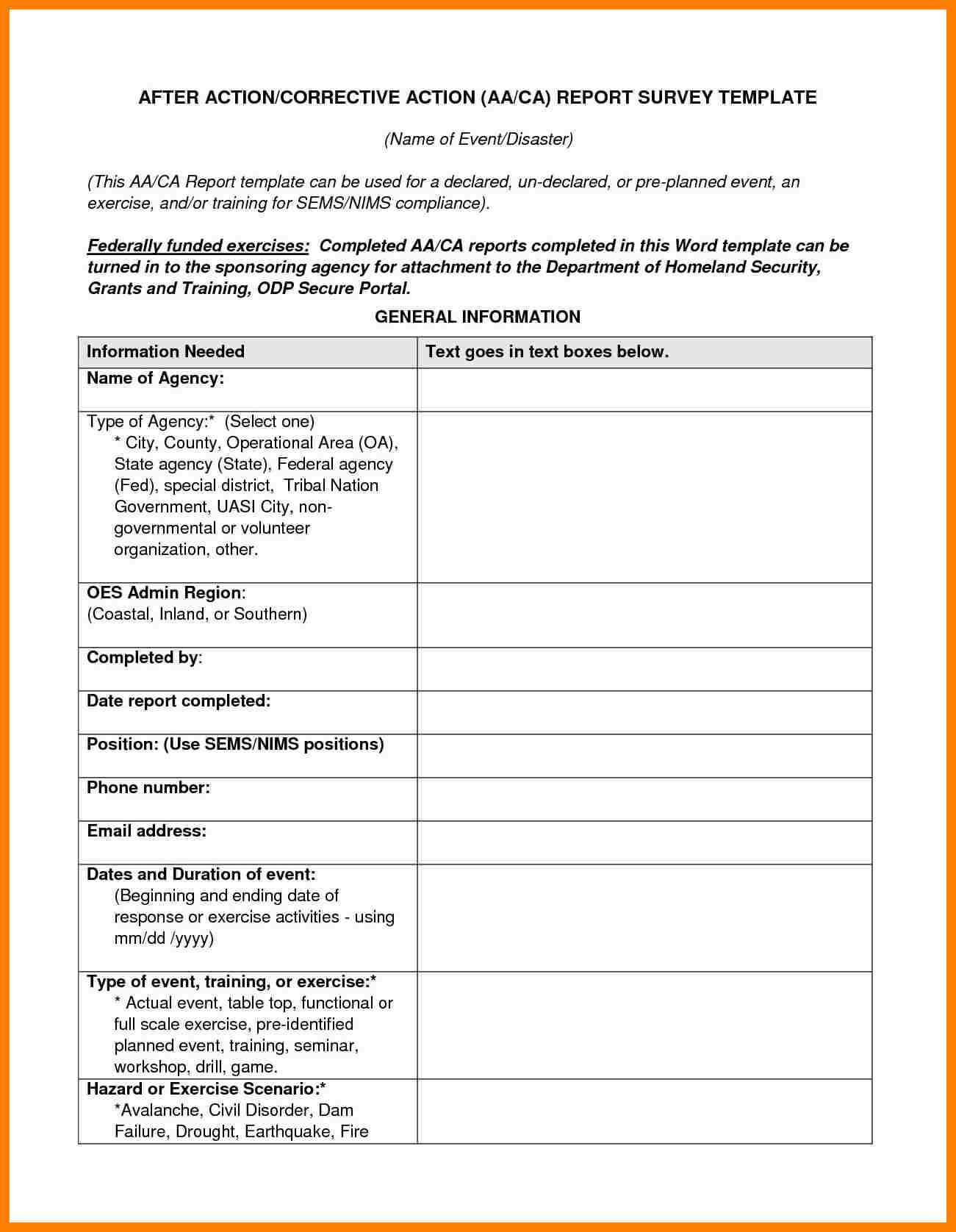 7+ Event Reports Template | Ismbauer Pertaining To After Event Report Template