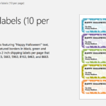 7 Free Halloween Themed Templates For Microsoft Word Regarding Microsoft Word Sticker Label Template