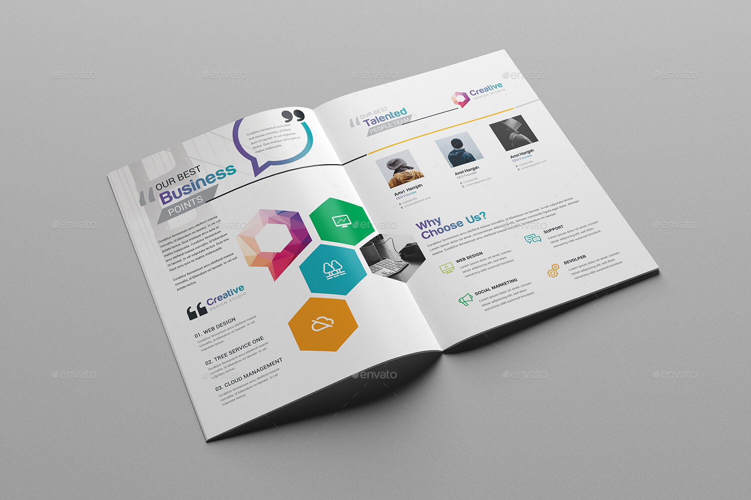 76+ Premium & Free Business Brochure Templates Psd To With Two Fold Brochure Template Psd