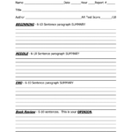 7Th Grade Book Report Outline Template | Kid Stuff | Book In 6Th Grade Book Report Template