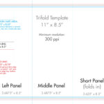 8.5" X 11" Tri Fold Brochure Template – U.s. Press For Double Sided Tri Fold Brochure Template