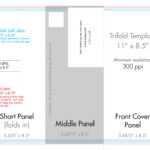 8.5" X 11" Tri Fold Brochure Template – U.s. Press Within Three Panel Brochure Template