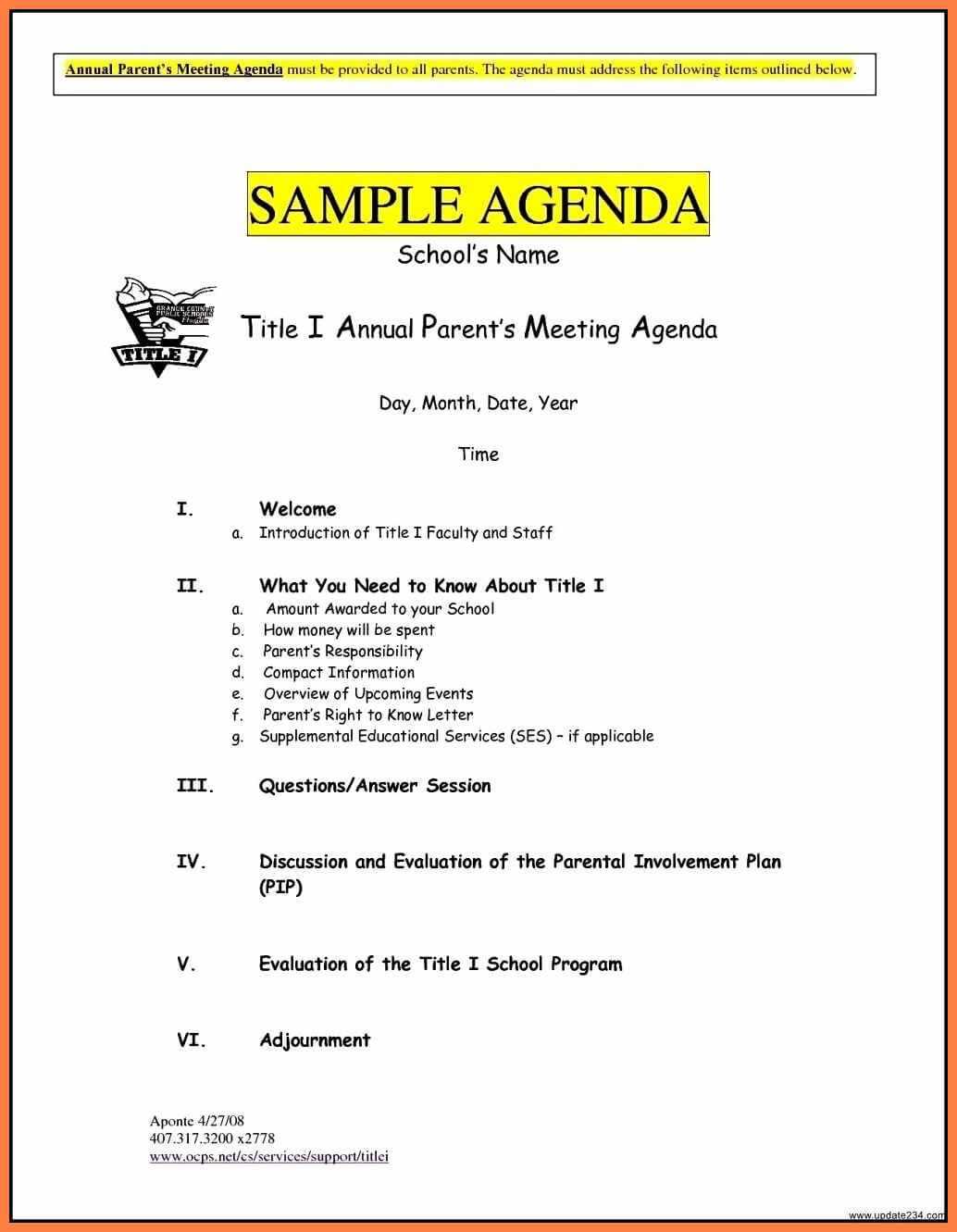 8+ Free Business Meeting Agenda Template Word | Andrew Gunsberg In Event Agenda Template Word