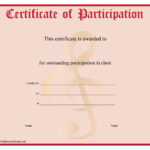 8+ Free Choir Certificate Of Participation Templates – Pdf For Choir Certificate Template