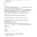 9+ Disciplinary Warning Letters – Free Samples, Examples Regarding Investigation Report Template Disciplinary Hearing