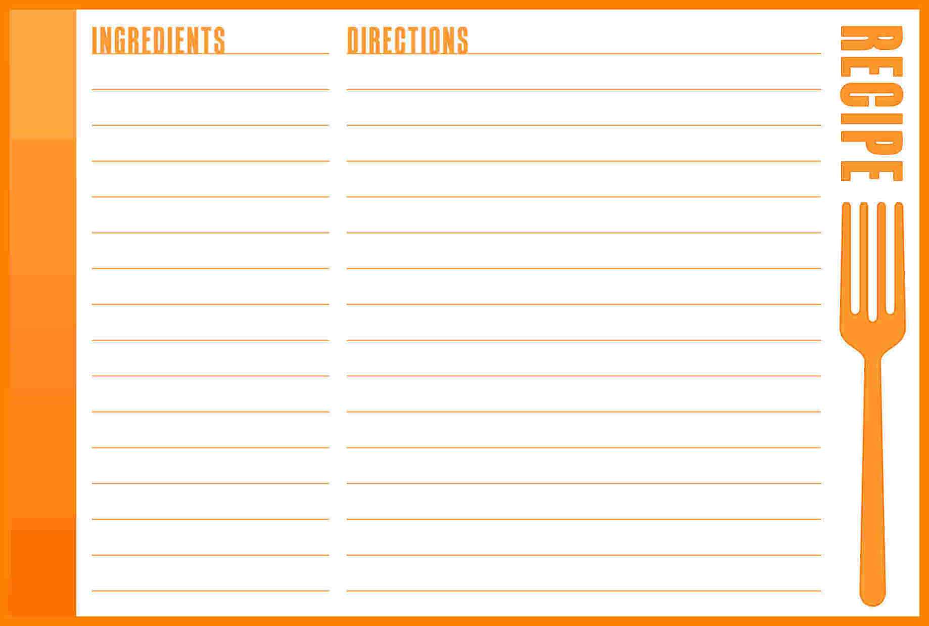 9+ Free Recipe Card Templates For Microsoft Word | Shrewd Intended For Microsoft Word Recipe Card Template