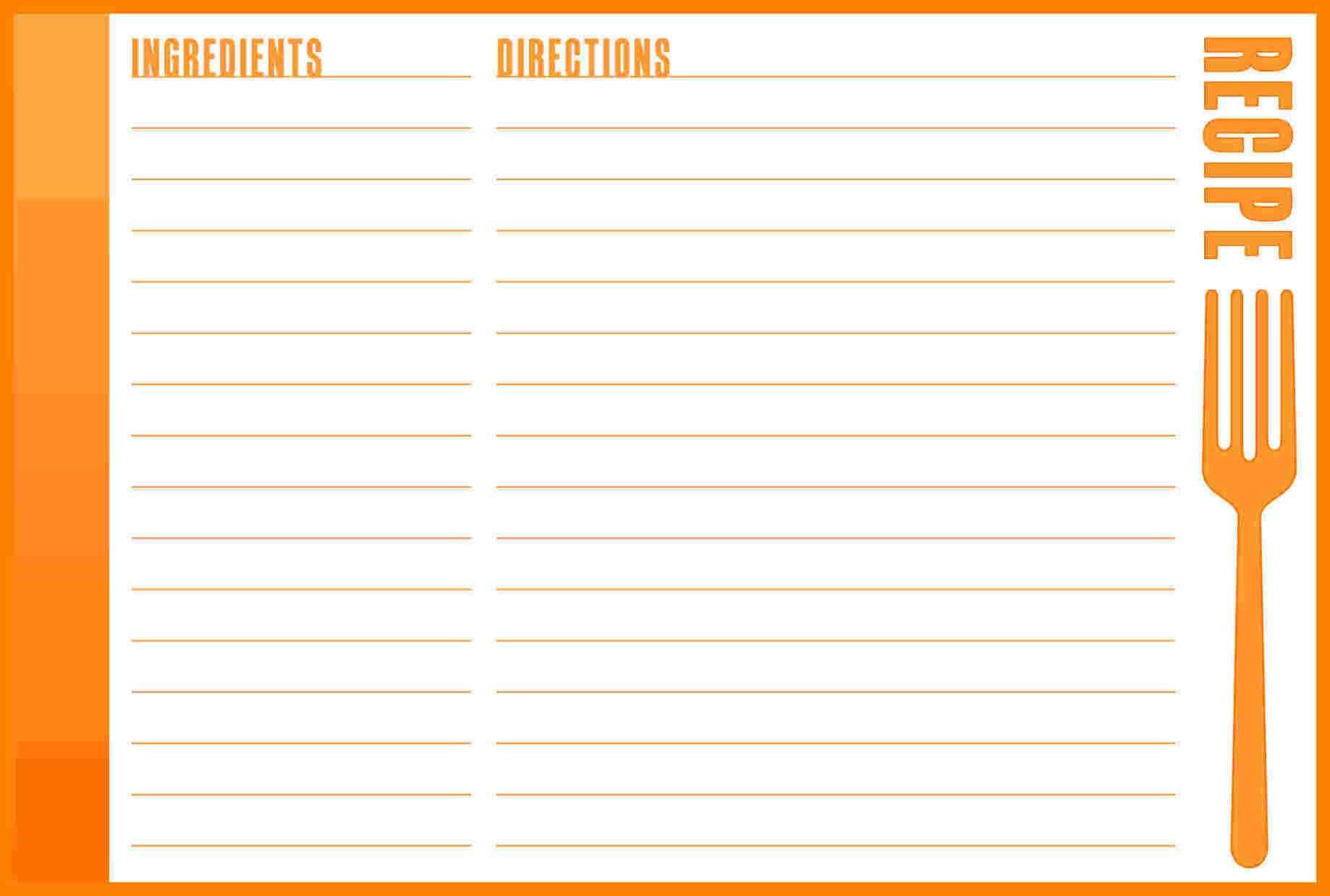 9+ Free Recipe Card Templates For Microsoft Word | Shrewd Intended For Microsoft Word Recipe Card Template