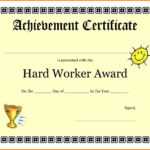 9+ Good Job Certificate Template | Quick Askips Inside Good Job Certificate Template