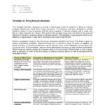 9+ Industry Analysis Examples - Pdf | Examples in Industry Analysis Report Template