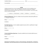 9+ Interview Evaluation Form Examples & Samples In Pdf For Blank Evaluation Form Template