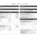 9+ Payslip Templates And Examples – Pdf, Doc | Examples Intended For Blank Payslip Template