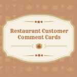 9+ Restaurant Customer Comment Card Templates & Designs With Regard To Restaurant Comment Card Template