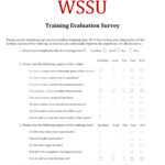 9+ Training Evaluation Survey Examples – Pdf, Word | Examples For Training Feedback Report Template