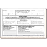 98F – Bus Incident Report W/school Imprint For School Incident Report Template