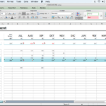 A Beginner's Cash Flow Forecast: Microsoft's Excel Template Intended For Cash Position Report Template