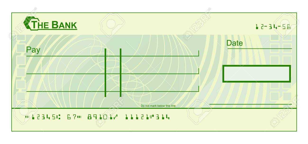 A Blank Cheque Check Template Illustration In Blank Cheque Template Download Free