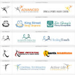 A Gallery Of Logos Based On Chiropractic Logo Samples With Chiropractic Travel Card Template