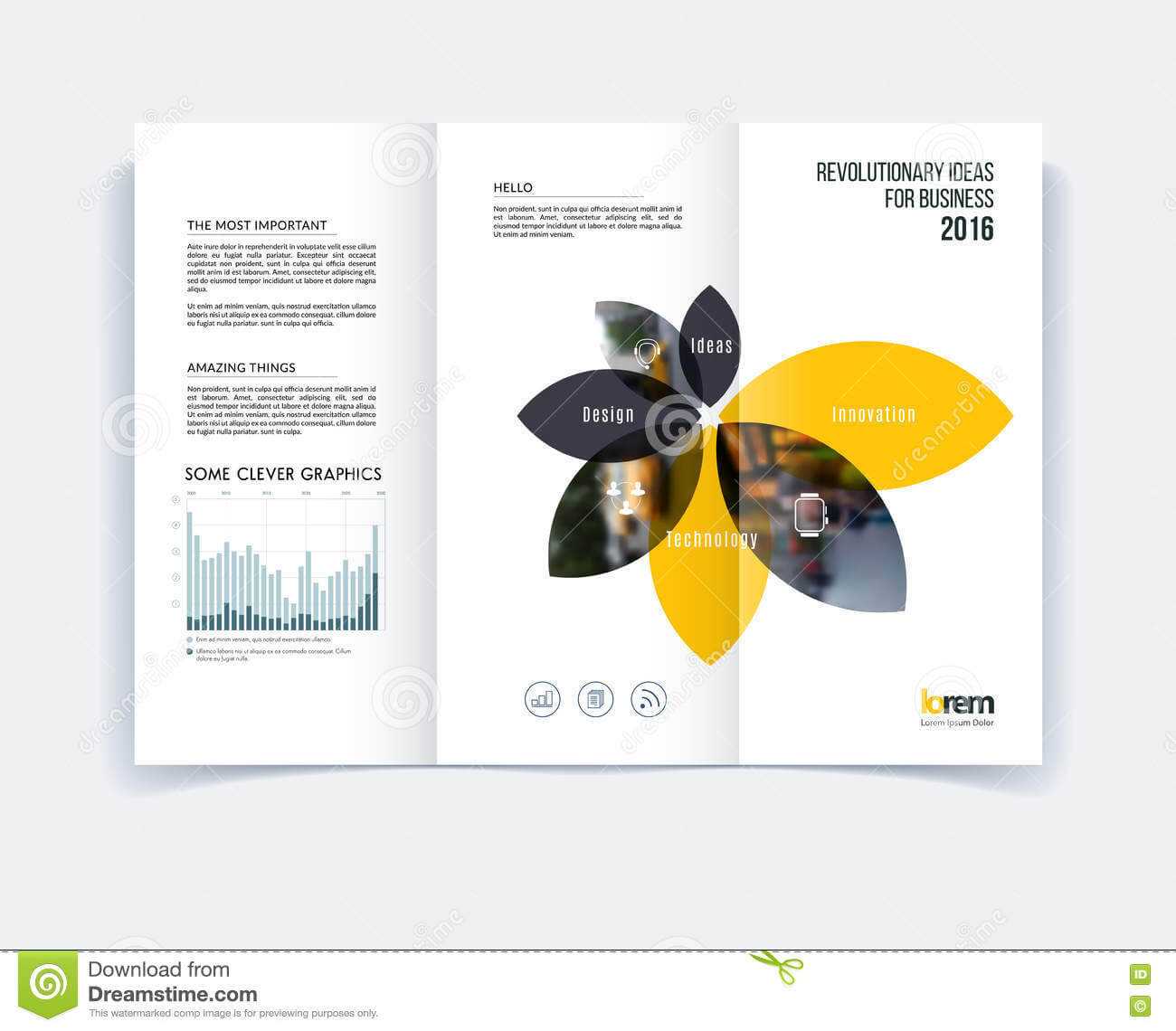 A4 Tri Fold Brochure Template Psd Free Download Templates In Engineering Brochure Templates