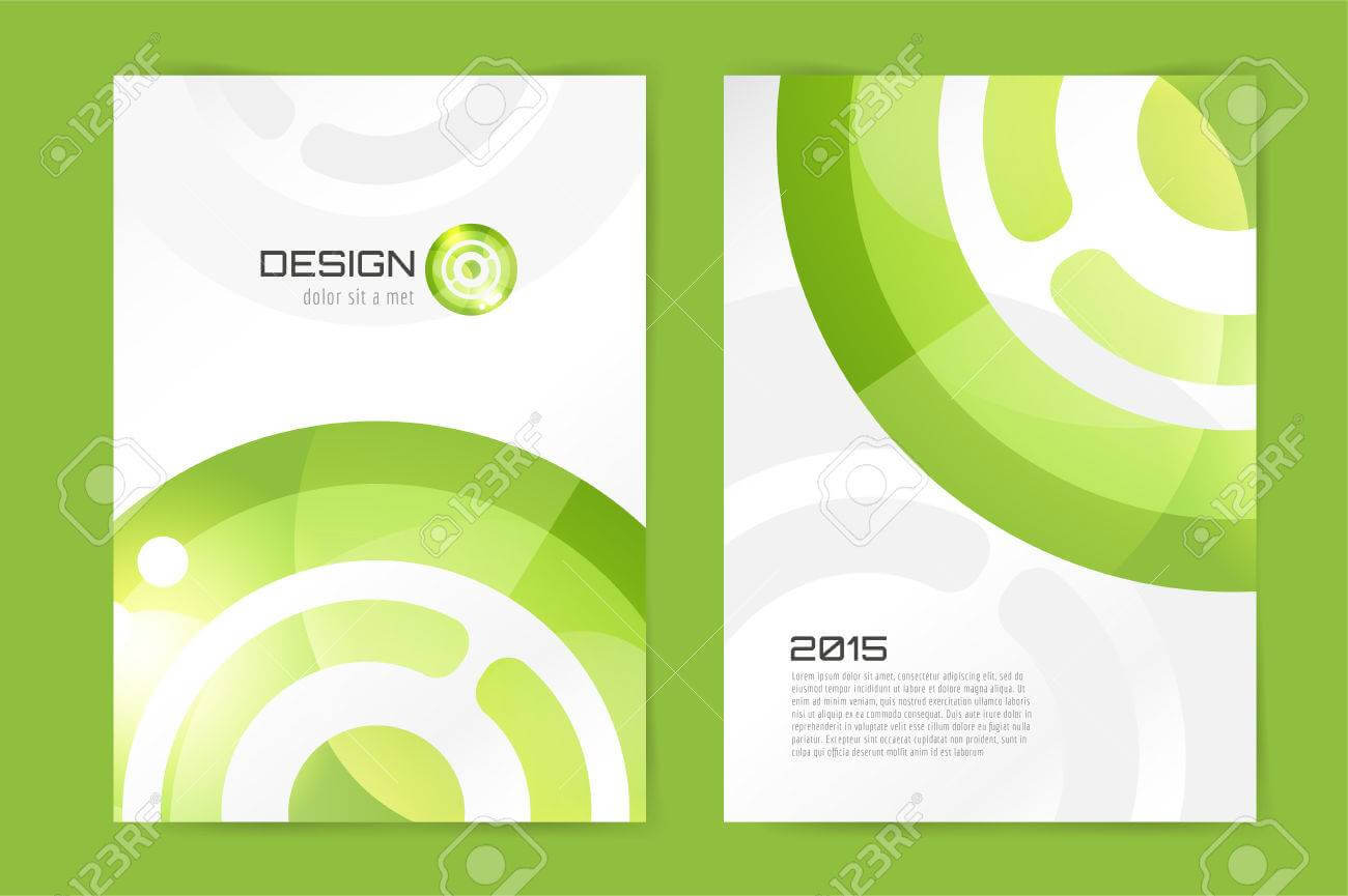 Abstract Brochure Or Flyer Design Template. Book Design, Blank,.. Throughout Blank Templates For Flyers