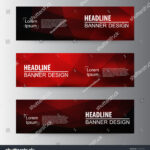 Abstract Geometric Vector Web Banner Design Stock Vector For Website Banner Design Templates