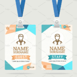 Abstract Id Card Template | Id Card | Id Card Template, Card Regarding Id Card Template Ai