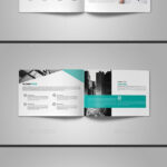 Abstract Landscape Brochure 12 Page — Indesign Template With 12 Page Brochure Template