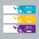 Abstract Web Banner Design Template Inside Website Banner Design Templates