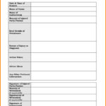 Accident Eport Form Saps Pdf Motor Vehicle Ny Format In In It Major Incident Report Template