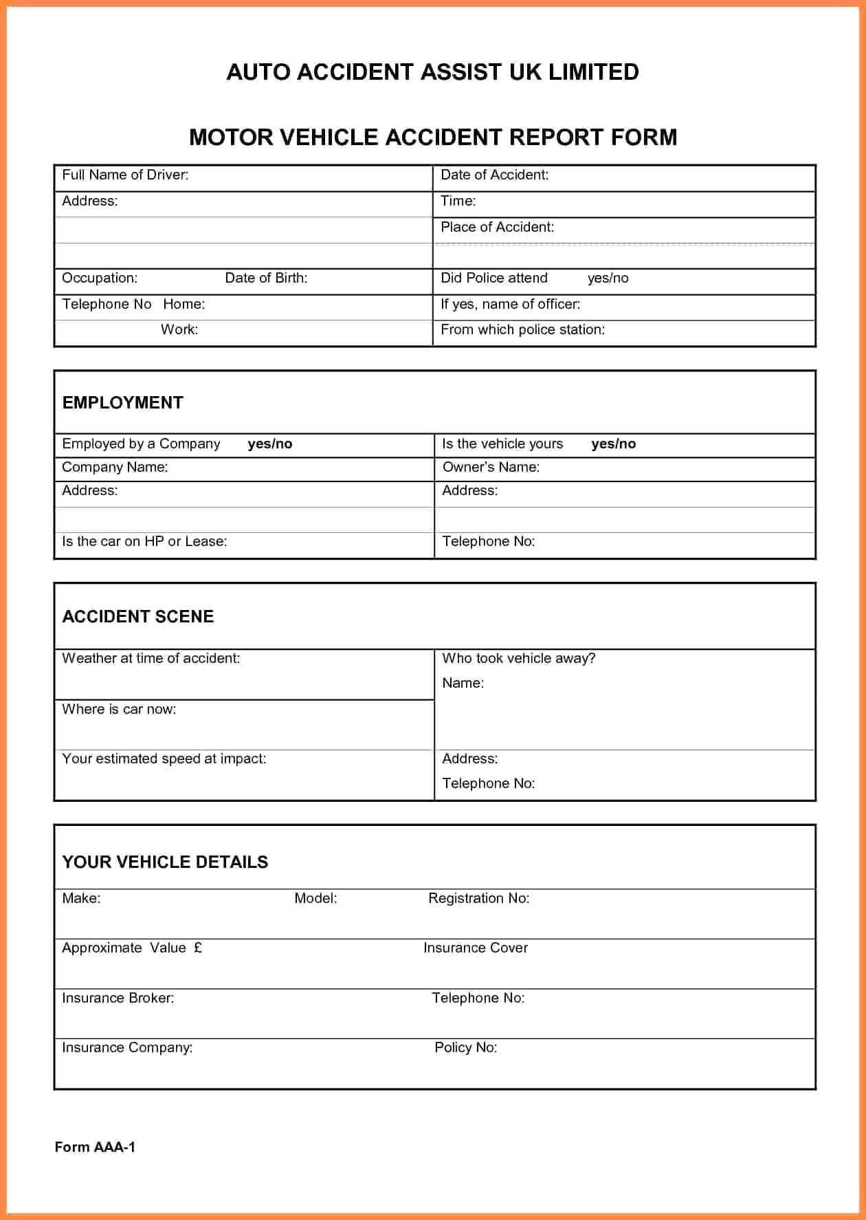 Accident Record Book Template – Tophatsheet.co With Incident Report Book Template