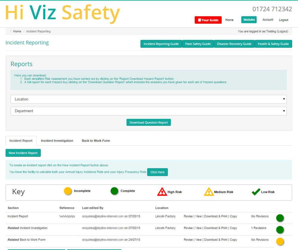 Accident Report Book Template & Policy – Hiviz Pertaining To Incident Report Book Template