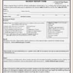 Accident Report Form Template Word Uk Hse For Workplace Car Intended For Hse Report Template