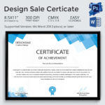 Achievement Award Template – 12+ Word, Pdf Documents For Sales Certificate Template