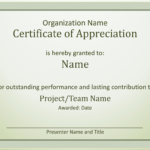 Acknowledge Outstanding Performance Certificate Of Regarding Employee Anniversary Certificate Template