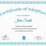 Adoption Birth Certificate Uk Unique Template Child Adoption Pertaining To Child Adoption Certificate Template