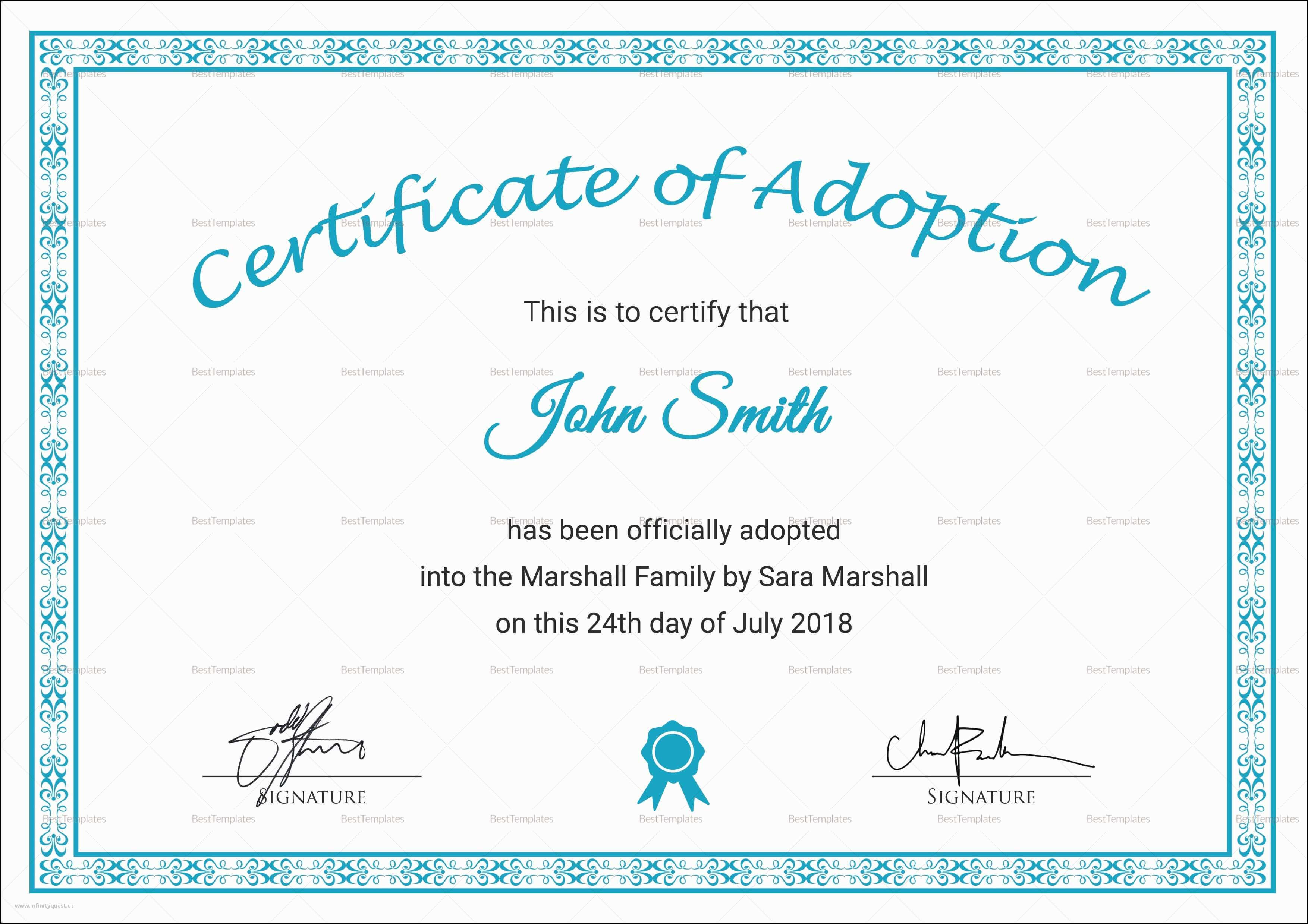 Adoption Birth Certificate Uk Unique Template Child Adoption Pertaining To Child Adoption Certificate Template