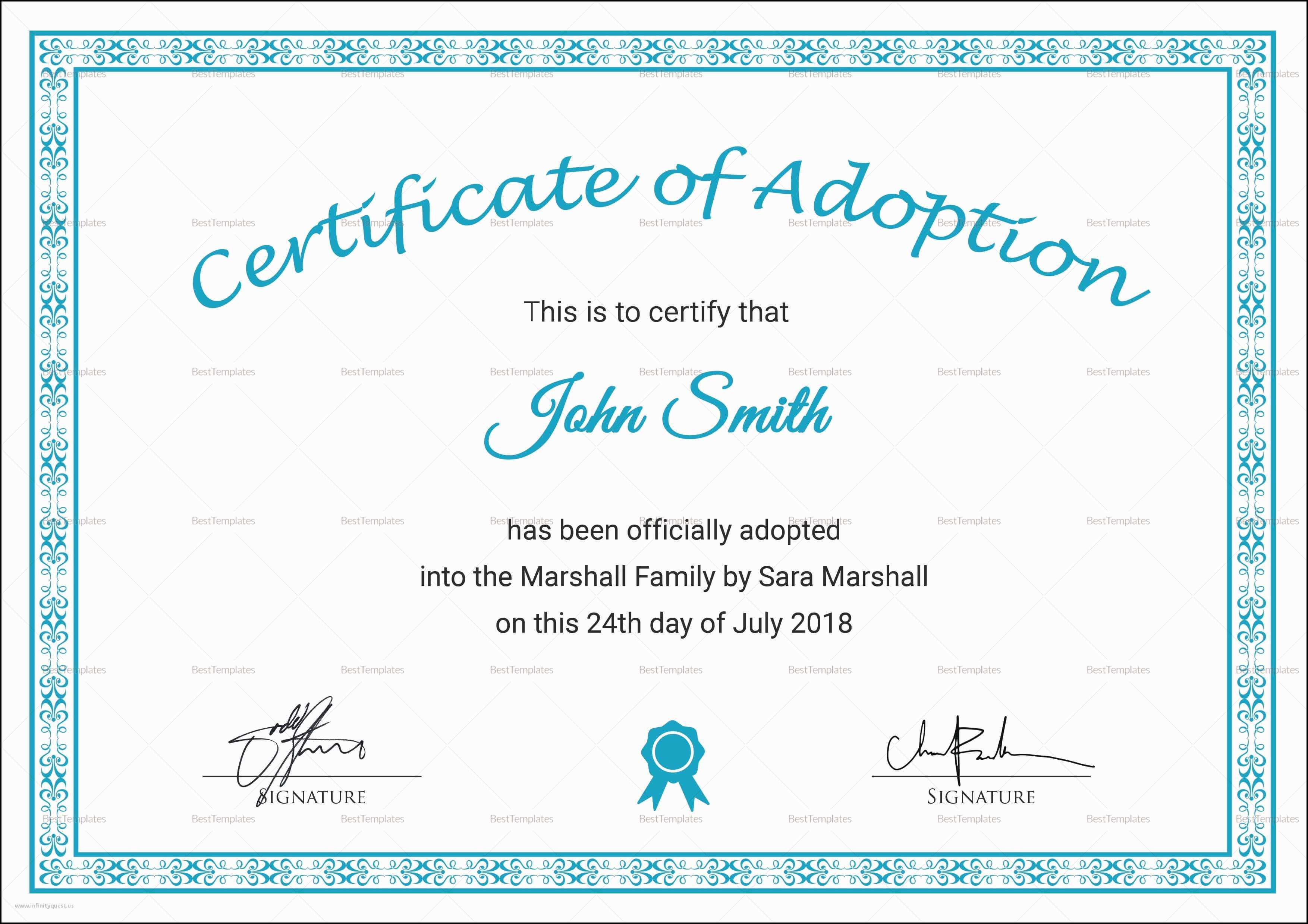 Adoption Birth Certificate Uk Unique Template Child Adoption Pertaining To Child Adoption Certificate Template