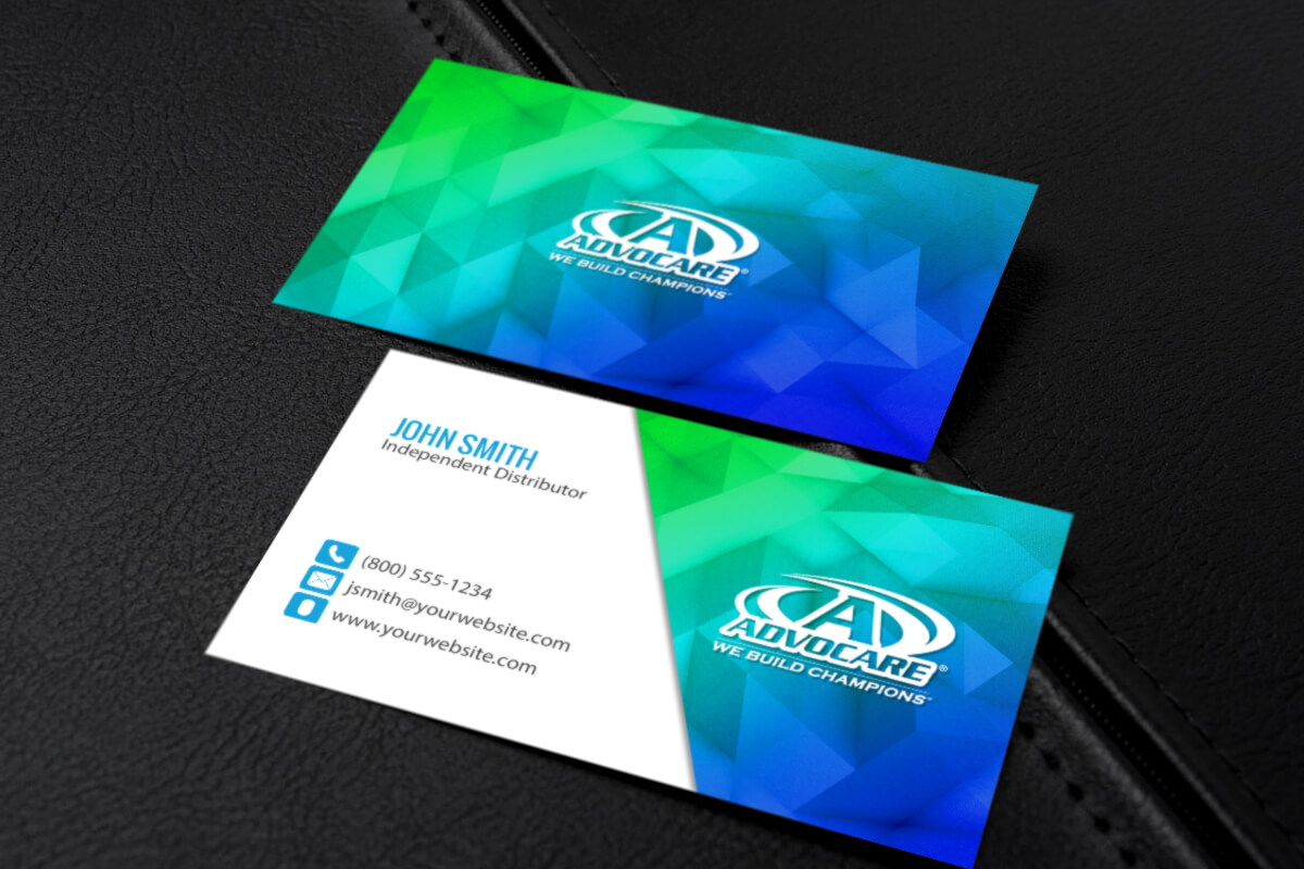 Advocare Distributors Can Customize And Print New Business Regarding Advocare Business Card Template