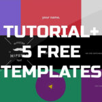 After Effects Tutorial – .gif Animated Banner & 5 Free Templates Inside Animated Banner Templates