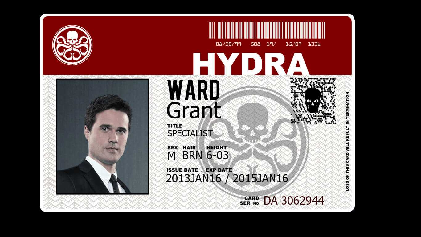 Agent Of Shield Id Card Template – Toyola within Shield Id Card Template