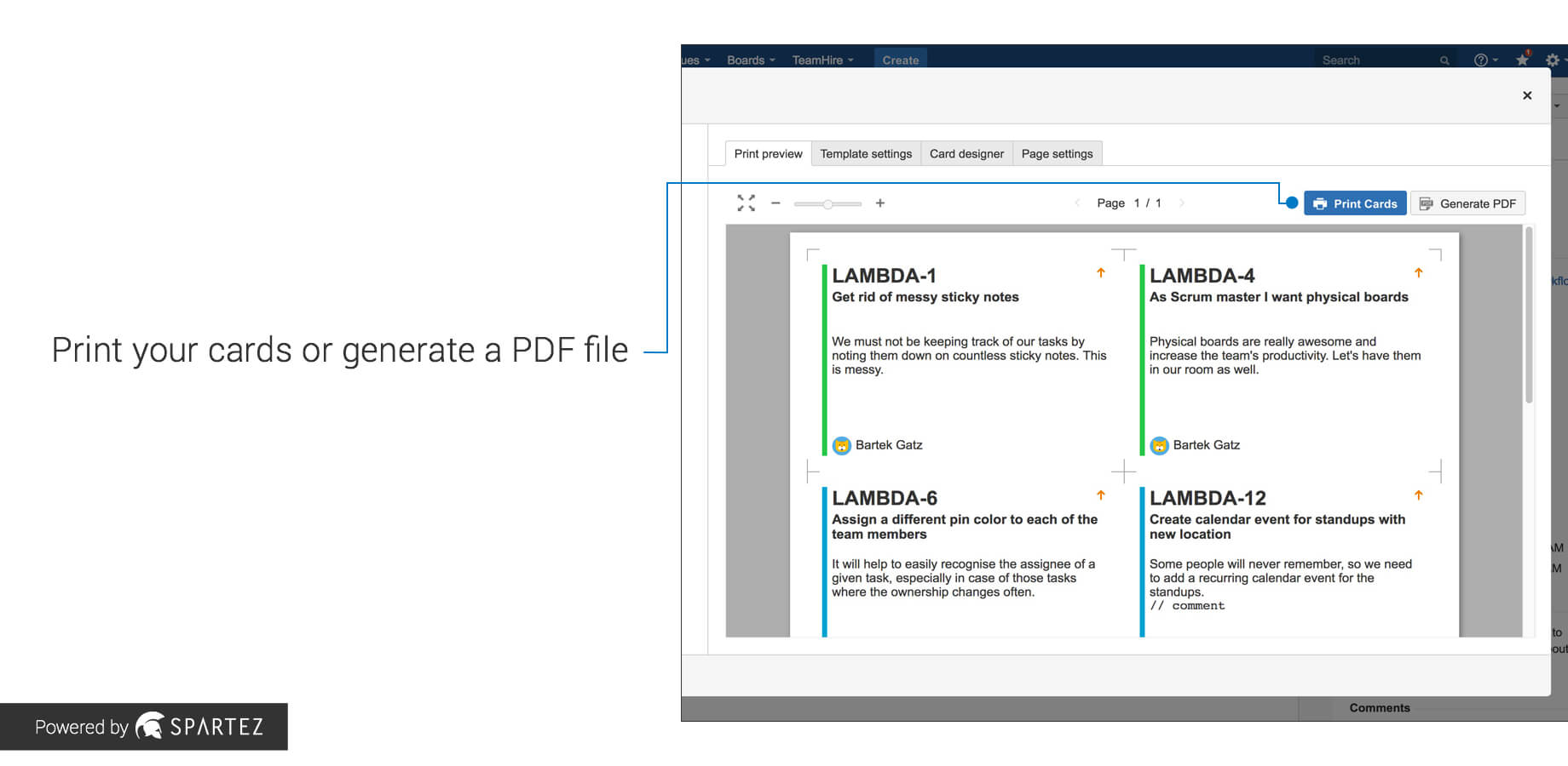 Agile Cards – Printing Issues From Jira | Atlassian Marketplace With Agile Story Card Template