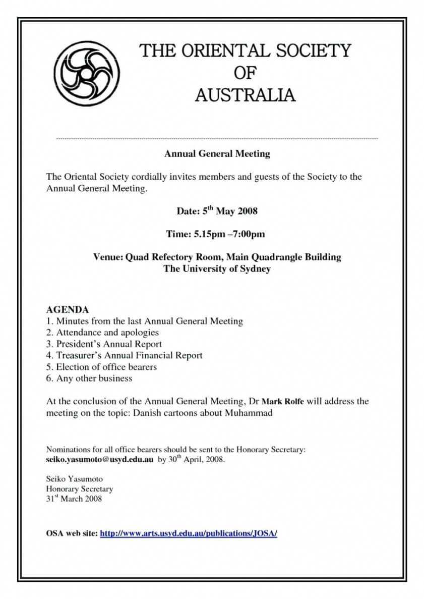 Agm Financial Report Template – Bino.9Terrains.co Meeting Throughout Treasurer's Report Agm Template