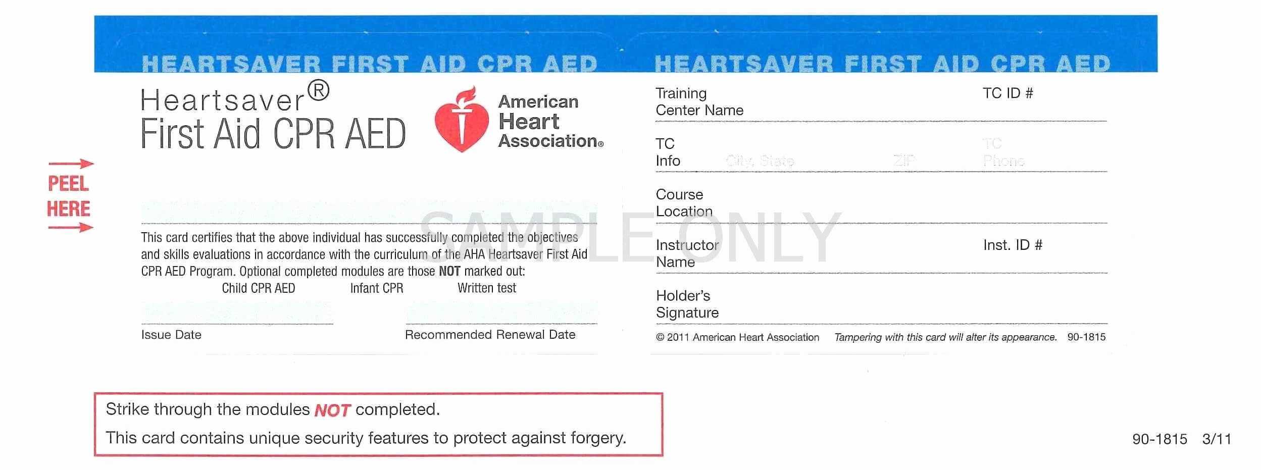 Aha Cpr Card Template Fresh Fraud Warning – Template Modern Within Cpr Card Template