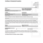 Aia G704 – Fill Online, Printable, Fillable, Blank | Pdffiller With Regard To Certificate Of Substantial Completion Template