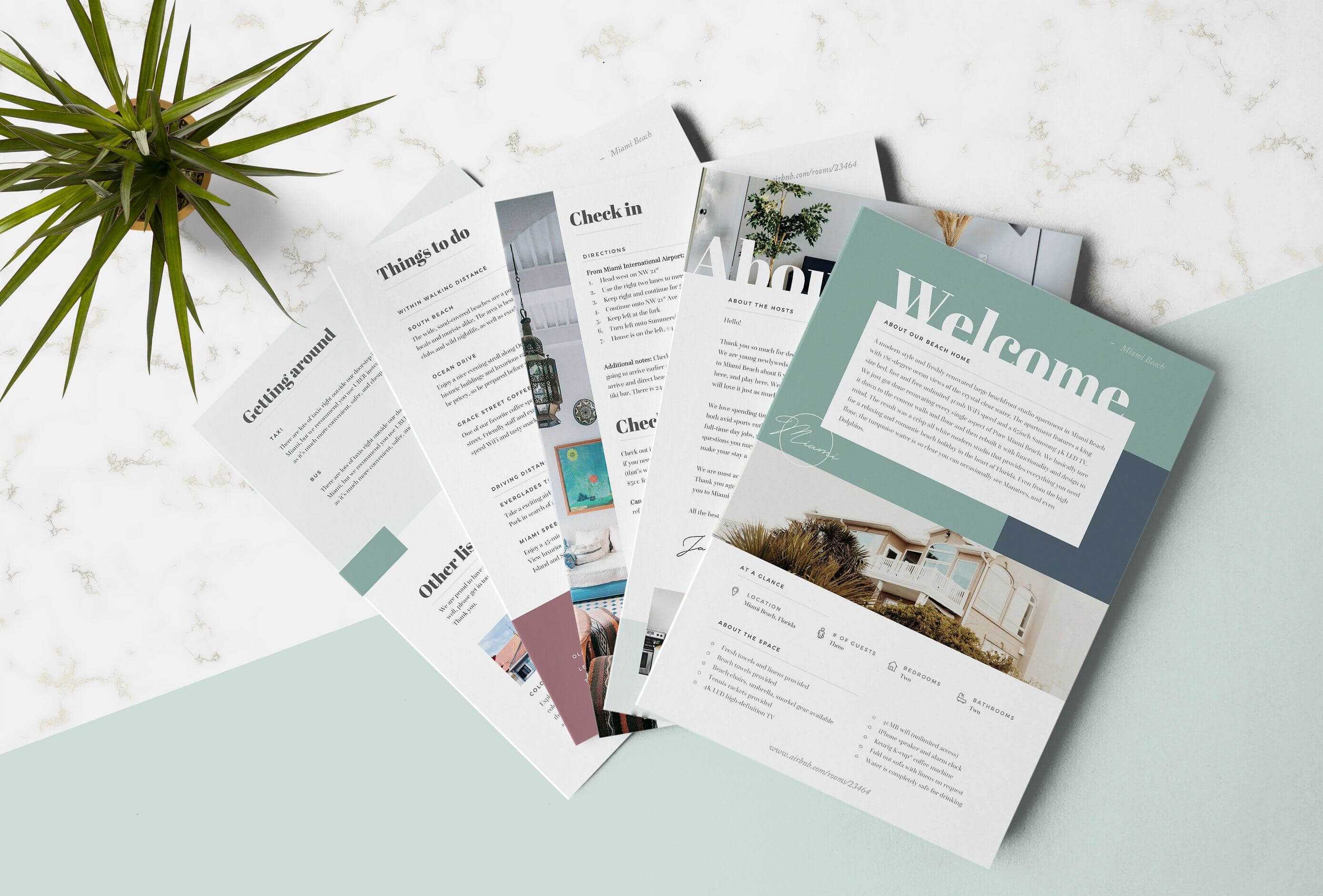 Airbnb Welcome Book Template #basic#recommend#microsoft Throughout Welcome Brochure Template